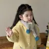 Bufanda de Punto para Niños Otoño e Invierno, Calentador de Cuello Rayado Cálido para Niños y Niñas, Calentador de Cuello de Lana para Bebé Estilo Coreano Lindo y Moderno