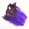 Direto da fábrica diy acessórios pena 5-6 roxo natação cor pena de galinha artesanato decoração acessórios de vestuário enfeites