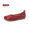 Sapatos Únicos com Bico Dividido Falso 2026 Couro Macio Aumento de Altura 4cm Boca Rasa Versáteis para Casamento e Trabalho Tamanhos 34-43 Em Estoque Envio Rápido