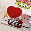 Pulsador de inodoro en forma de corazón, dispositivo asistente de botón de inodoro, extensor de interruptor de descarga, accesorio universal lindo, botón de descarga