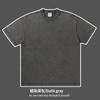 Playera de Peso Pesado Personalizada 280g Algodón Puro Hombro Descubierto Manga Corta Estampada Logotipo Bordado Uniformes de Clase y Ropa de Trabajo Personalizados Ropa de Pareja Verano