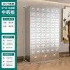 Gabinete Engrosado de Acero Inoxidable 304 para Dispensación en la Farmacia de la Clínica de Medicina Tradicional China de Taichung Gabinete de Múltiples Cajones Gabinete Bai Zi Sin Metal