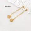 Corrente de Cauda Conservadora de Cor Ouro 18K Banhada Pingente Gota Sol Formato Diamante Incrustado DIY Colar Pulseira Feito à Mão com Fecho Lagosta Corrente de Extensão Acessórios