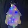 Directo de fábrica hilo luminoso de celebridad de internet cinta de hada súper brillante hilo de lazo con luz doble capa puesto de hilo pequeño mercado nocturno
