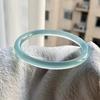 Venta al por mayor del fabricante Pulsera de Ágata Calcedonia Natural Grado Alto de Hielo Brazalete de Jade Joyería de Regalo Suministro para Transmisión en Vivo Cerámica de Jade Transparente como el Hielo