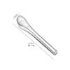 Pinza para alimentos de acero inoxidable picante caliente suministros para barbacoa coreana pinza para barbacoa bistec cocina tres líneas pinza para alimentos para pan