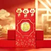 Moneda de Foil Dorado Año de la Oveja 2027 Sobres Rojos, Sobres Rojos de Saludo de Año Nuevo para Banco y Seguros