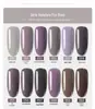 Cola de cor de unha cor sólida nude fototerapia funcional reforço conjunto de cola esmalte dedicado loja de unhas conjunto completo Atacado