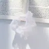 Scrunchie Fofo Estilo JK Acadêmico Coreano, Elástico de Cabelo para Meninas, Acessório de Cabelo