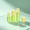 Botella de vacío de PP de pequeña capacidad de 5ml10ml15ml con dispensador de loción tipo pulsador, proceso de fijación de color, muestra cosmética serigrafiada