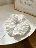 Atacado em estoque scrunchies de renda floral cintura fina, scrunchies de cetim com strass, elásticos de cabelo, tiaras