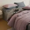 Conjunto de cama de quatro peças, modelo novo 2026, 100% algodão puro, tecido escovado, adequado para dormir diretamente na cama, uso doméstico, estilo simples Classe A