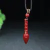 Colgante de Pluma Wenchang de Arena de Cristal Dorado Regalo para Estudiantes Arena Dorada Púrpura de Cinabrio Título de Lista Dorada Imprescindible para Hombres y Mujeres para el Examen de Admisión de Posgrado
