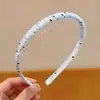 Diadema de Lunares con Dientes Estilo Coreano para Niñas, Diadema de Corona Alta, Pinza para el Cabello Antideslizante, Accesorio para el Cabello de Uso Diario