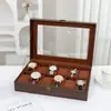 Vitrina Transfronteriza para 6-12 Niñas, Relojes Coleccionables de PU, Uso Doméstico, Gama Alta, Exquisita, Portátil