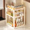 Estante Triangular de Cocina para Condimentos, Estante de Especias por Capas, Organizador de Almacenamiento de Cocina