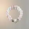 Pulseira de Contas Borboleta Chinesa, Mesmo Estilo para Mulheres, Impressão de Luxo Leve, Temperamento Nicho de Alto Padrão, Pulseira de Casal, Presente para Melhor Amiga