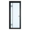 Aleación de Aluminio Vidrio Puerta Plana Personalizada Puerta de Casa Cocina Baño Normcore Ultra-Delgada Puerta Plana Interior Puerta de Baño