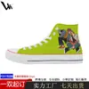 Sapatos Casuais Femininos de Lona para Comércio Exterior Transfronteiriço Podem Ser Impressos com Padrões e Logotipos Exclusivos Mediante Solicitação, Sapatos Casuais Modernos Respiráveis com Solado Macio