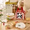 Lonchera de Vidrio Xilekou, Segura para Microondas, para Oficinistas, Lonchera de Frutas tipo Bento, Lonchera Compartimentada, Grado Alimenticio