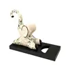 Suporte de vinho estampado estilo vintage, ornamento criativo de animal de luxo leve para decoração de sala de estar, rack de TV e adega em casa, atacado