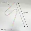 Lindo Palo Juguete para Gatos con Oruga y Ojos Grandes, Juguete Interactivo y Resistente a Mordidas para Gatos con Cascabel