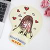 Alfombrilla de ratón de dibujos animados creativa, Reposamuñecas de silicona, Almohada de muñeca linda para niñas, Alto valor estético, Suave y antideslizante