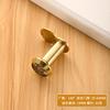Puerta antirrobo de cobre puro Espejo de puerta de ojo de gato Lente de vidrio HD Gran angular Anti-palanca Anti-giro Puerta de hotel Material de cobre Ojo de oveja