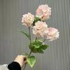 Flor Artificial 4 Cabezas hortensia de ensueño salón de bodas techo camino guía set arreglo floral decoración de hotel flor falsa fábrica mayoreo