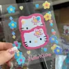 Adesivo de Transferência para Garrafa de Água Fofa da Hello Kitty Adesivo de Cristal de Desenho Animado Decoração DIY à Prova d'Água Similar ao Estilo Xiaohongshu