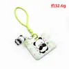 Porta-cartões de Panda com tampa deslizante, adequado para estudantes, cartões de refeição do campus e cartões de transporte público; um porta-crachá estiloso e retrátil estilo cordão e capa protetora, disponível para personalização