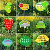 Señal de Advertencia No Arrancar Flores y Pasto Señal Recordatoria Flor y Pasto Por Favor No Arrancar Flores Señal de Recordatorio Cálido Jardín Comunitario