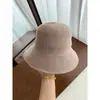 Seda de amoreira de alta qualidade, leve, estilo minimalista, chapéu de pescador de aba larga, respirável e protetor solar para o verão