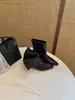 Nuevas Botas Otoño/Invierno 2026: Botines Cortos para Mujer, de Punta Cuadrada, que Aumentan la Altura, con Correa de Hebilla y Cierre de Cremallera Trasera, Estilo Vintage