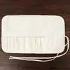 Atacado spot de fábrica 10 pincéis de maquiagem bolsa de pincéis vazia 10 Bolsa de armazenamento de pincéis de maquiagem de couro PU Preto Rosa