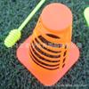 MAICCA logo de entrenamiento de fútbol barril a prueba de viento hueco barril de obstáculo cono de entrenamiento rodillo poste deslizante equipo de entrenamiento de fútbol
