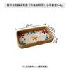 Plato de frutas y pasteles cuadrado de ratán de lujo ligero de alta apariencia, bandeja decorativa de aromaterapia de perfume, accesorios de alta gama para fotografía