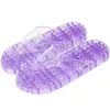 Pantuflas de Baño para Mujer de Verano para Interiores Masaje de Puntos de Acupuntura en los Pies Chanclas con Fugas Sandalias y Pantuflas para el Hogar para Baño Hombres