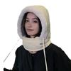 Gorro Lei Feng cálido con forro polar para proteger las orejas del noreste para hombre, para esquí al aire libre, tejido, para montar, antiviento y nieve, a la moda