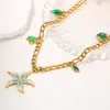 Collar Colgante de Tortuga Perla Luna Transfronterizo Accesorios Lujo Ligero Nicho Estilo Vacaciones Verano Dopamina Mujer Gama Alta