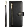 Aplicable Comercio Exterior Samsung S25 UITRA Funda de Cuero Multifuncional para Teléfono Móvil A56 Nueve Tarjetas Teléfono Móvil Tipo Libro Bolso con Cremallera para Mujer