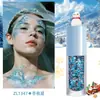 Carnaval Navideño Transfronterizo Gel de Lentejuelas Decoración de Dibujos Animados Escamas de Brillo de Colores Gel para Maquillaje Corporal y Facial Maquillaje en Gel