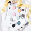 Esponja de maquiagem mini com almofada de ar para dedos, mini, para uso úmido e seco, ferramentas de maquiagem, hidrofílica, sem látex