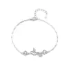 Pulsera de Pájaro de Plata de Ley S925, Diseño de Nicho, de Alta Gama y Elegante, Regalo para Novia o Mejor Amiga, Regalo de Cumpleaños, Nuevo Modelo 2025