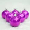 Decoración navideña bola de perla 3cm 4cm-10cm plástico bola suelta fiesta navideña bola colgante escaparate colgante