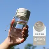 Vaso de Plástico para Exteriores de Gran Capacidad Botella de Agua Deportiva Vaso de Plástico Escarchado de Verano con Asa Portátil Vaso de Plástico para Viajes y para Llevar