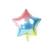 Comercio Exterior Globos de 18 pulgadas en Forma de Corazón y Estrella de Cinco Puntas en Varias Formas, Decoración de Habitación de Boda, Globos de Nochevieja, Globos de Helio