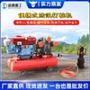 En stock de fábrica pilotadora de control de inundaciones pilotadora hidráulica completa de mano pilotadora pequeña de pilotes portátil de dos tiempos