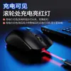 Nuevo Modelo Zh25 Ratón Inalámbrico Ligero de Tres Modos Bluetooth Cableado Oficina Luz RGB Modelo Privado en Stock Venta al por Mayor Transfronterizo