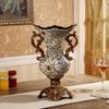 Accesorios para el Hogar Estilo Europeo, Adornos de Jarrón, Adornos Decorativos de Resina de Lujo Retro, Recipientes para Flores de Sala de Estar para Casa Nueva